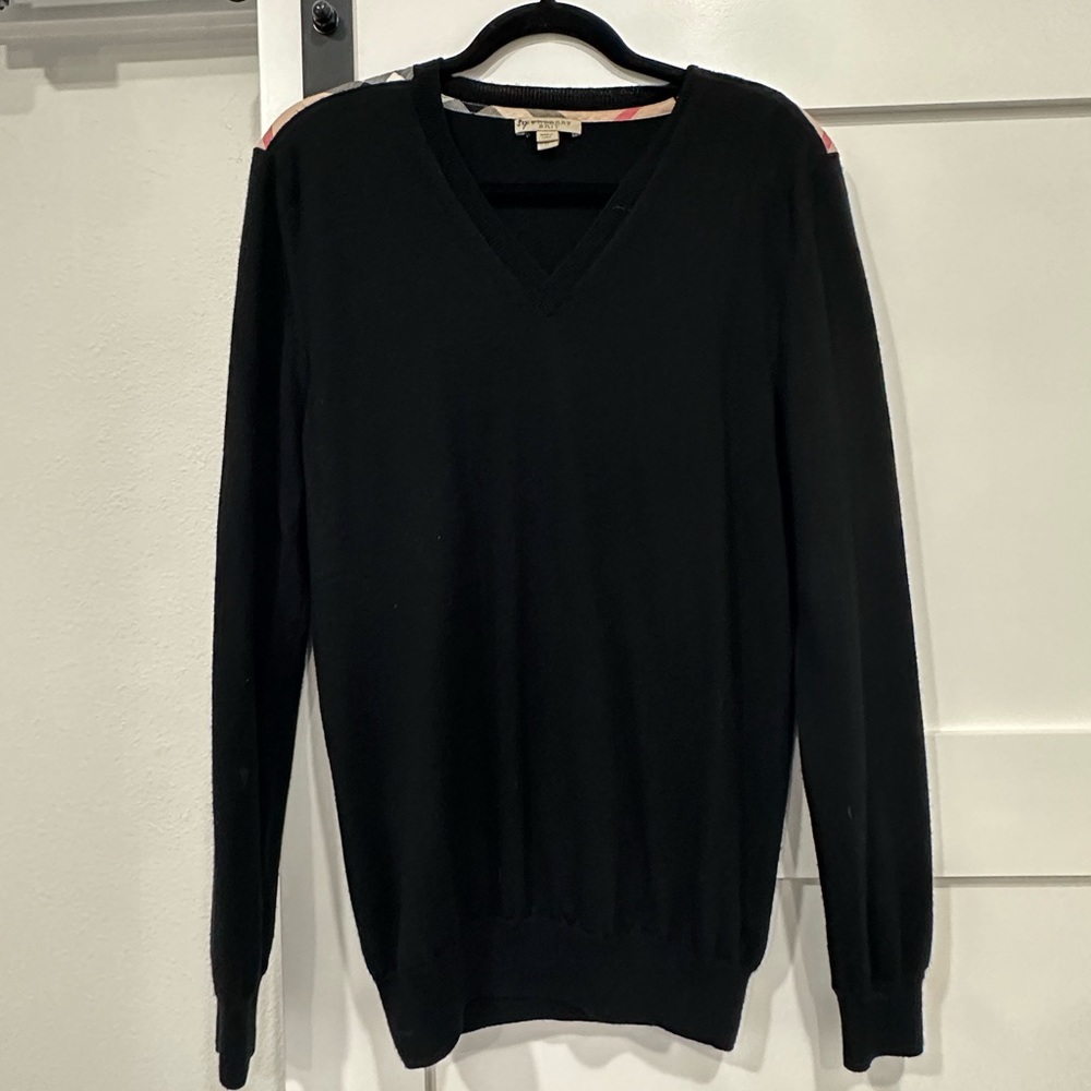 Burberry Men’s Wood V Neck Sweater